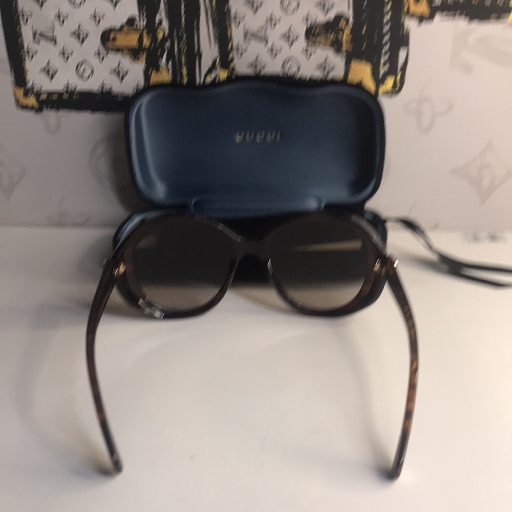 New Authentic Gucci Brown Sunglasses GG0368s 002 - Picture 8 of 13